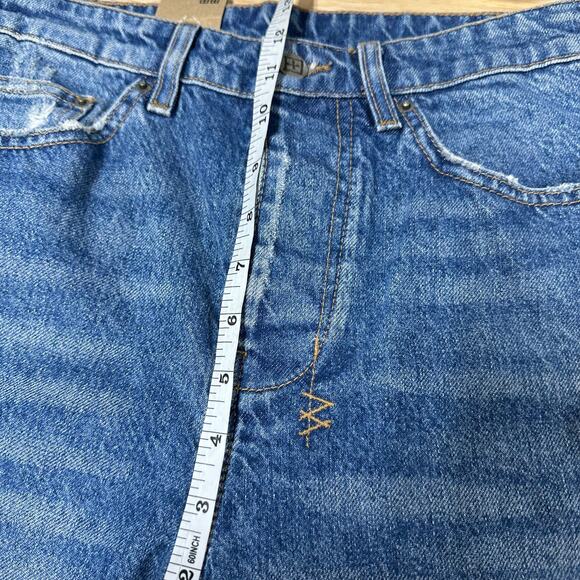 Ksubi NWT Men's Bullet Cropped Blaze Denim Jeans Size 29 Relaxed Leg Raw Hem - Picture 10 of 11